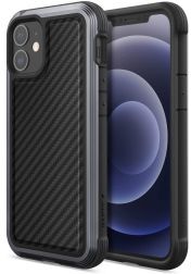 Raptic Lux Apple iPhone 12 Pro Max Hoesje Back Cover Carbon Zwart