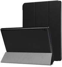 Geen Lenovo Tab 4 10 Tri-Fold Book Case Hoes Zwart