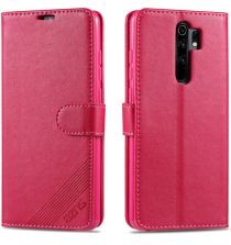 AZNS Xiaomi Redmi 9 Portemonnee Stand Hoesje Roze