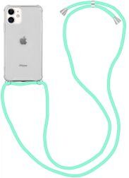 Selected by GSMpunt.nl Apple iPhone 12 Mini Hoesje Back Cover met Koord Mint Groen