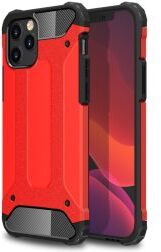 Geen Apple iPhone 12 Pro Max Hoesje Shockproof Hybride Backcover Rood