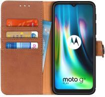 Geen Motorola Moto G9 Play / Moto E7 Plus Hoesje Portemonnee Vintage Bruin