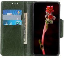 Geen Xiaomi Redmi 9C Portemonnee Hoesje Kunstleer Groen