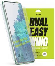 Ringke Dual Easy Wing Samsung Galaxy S20 FE Screenprotector (Duo Pack)