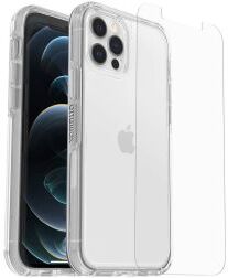 OtterBox Symmetry iPhone 12 / 12 Pro Hoesje + Alpha Glass Transparant