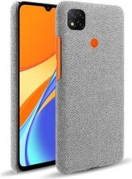 Geen Xiaomi 9C Hoesje Stoffen Back Cover Grijs