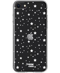 HappyCase Apple iPhone SE 2020 Hoesje Flexibel TPU Sterretjes Print