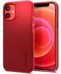 Spigen Thin Fit Apple iPhone 12 Mini Hoesje Rood