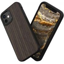 RhinoShield SolidSuit Apple iPhone 12 Mini Hoesje Black Oak