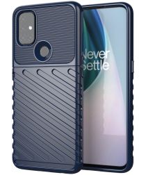 Selected by GSMpunt.nl OnePlus Nord N10 5G Hoesje TPU Thunder Design Blauw