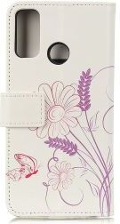 Geen Oppo A53 / A53s Hoesje Book Case Portemonnee met Vlinder Print