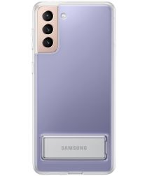 Samsung Origineel Samsung Galaxy S21 Plus Hoesje Standing Cover Transparant