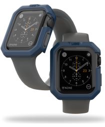 UAG Urban Armor Gear Civilian Apple Watch 44MM Hoesje Blauw/Zilver