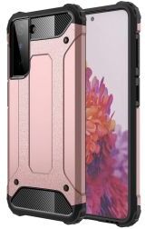 Selected by GSMpunt.nl Samsung Galaxy S21 Plus Hoesje Shock Proof Hybride Back Cover Roze