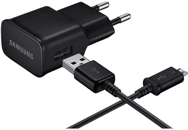 Samsung Originele Oplader 5V + Micro-USB kabel Zwart voor Samsung