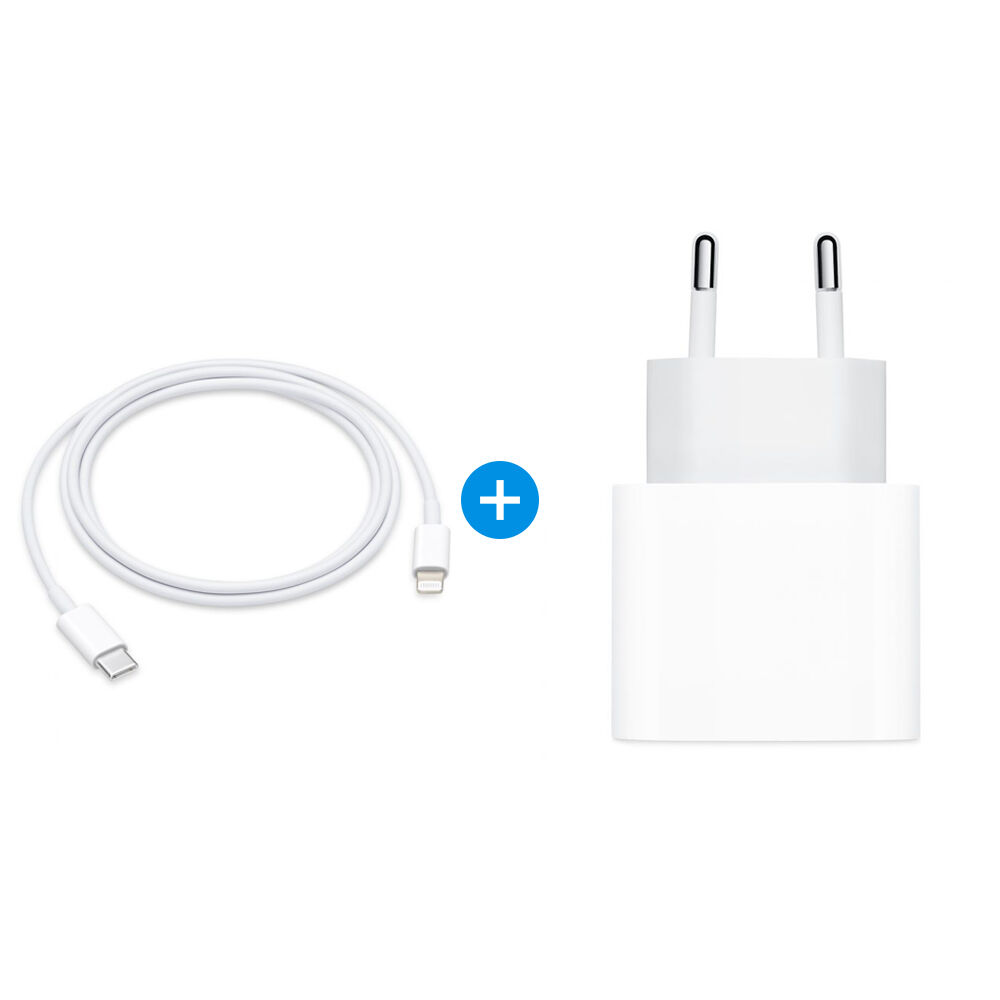 Apple Lightning naar USB-C Kabel - 2 Meter + Apple USB-C Adapter 18W