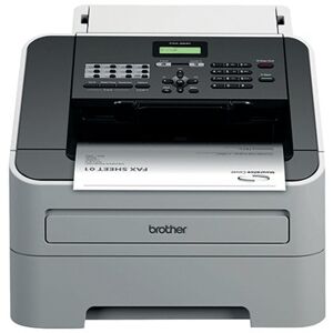 Brother FAX-2940 High-Speed Laser Fax Machine White FAX2940ZU1