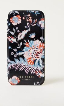 Ted Baker Spiced Up Handyhülle für Iphone 12 / 12 pro mit Spiegel und Aufdruck Schwarz Einheitsgröße