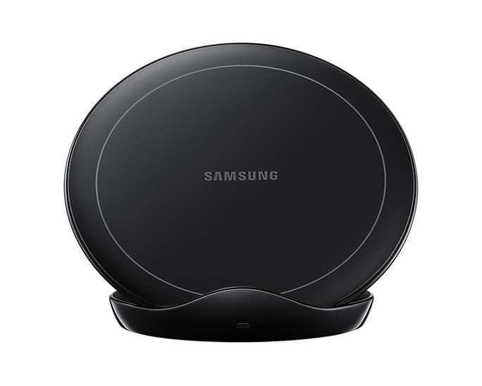 Samsung Wireless Charger Stand (2019) mit Travel Adapter (Schnellladefunktion)