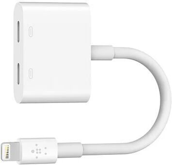 Belkin Mfi Lightning Audio Charge Rockstar White