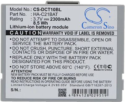 Cameron Sino Dct10Bl Battery Replacement For Casio Barcode Scanner