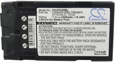 Cameron Sino Eth30Bl Battery Replacement For Antares Barcode Scanner