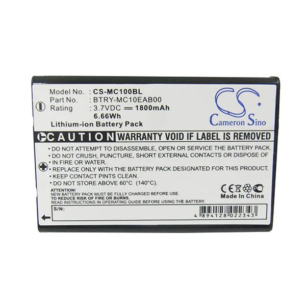 Cameron Sino Mc100Bl Battery Replacement For Symbol Barcode Scanner