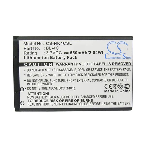 Cameron Sino Nk4Csl Battery Replacement For Svp Camera