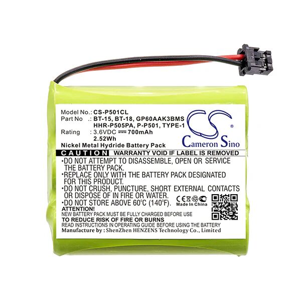 Cameron Sino P501Cl Battery Replacement For At And T Cordless Phone