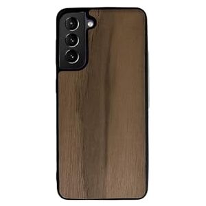 EnoWood Coque de Protection Smartphone Samsung Galaxy S en Bois Massif Fabrication française Artisanale Simple Galaxy S23FE Noyer