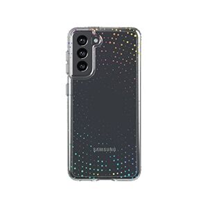 tech21 Evo Sparkle Coque pour Samsung Galaxy S21 5G – Coque holographique avec protection contre les chutes de 3 m – Radiant