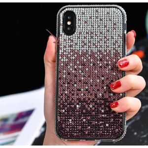 NOBAA Coque de téléphone de Luxe Bling Glitter Crystal Diamond pour Samsung S10 Plus Note 10 Pro S20 S21 Ultra 20 Couverture arrière en TPU Souple, A Violet, pour Note 10