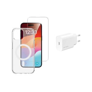4smarts Backcover »3in1 Premium Starter Set iPhone 15« Transparent Größe