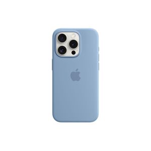 Apple Smartphone Silikon Case mit MagSafe, iPhone 15 Pro, Winterblau Winterblau Größe