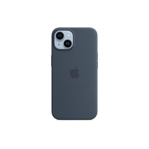 Apple Smartphone Silikon Case mit MagSafe, iPhone 14, Sturmblau Sturmblau Größe
