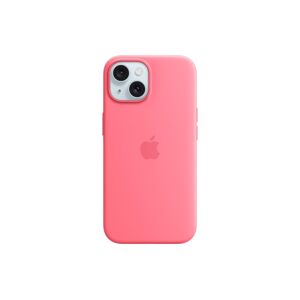 Apple Smartphone Silikon Case mit MagSafe, iPhone 15, Pink Pink Größe