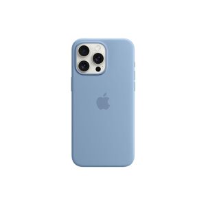 Apple Smartphone Silikon Case mit MagSafe, iPhone 15 Pro Max, Winterblau Winterblau Größe
