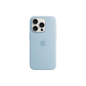 Apple Smartphone Silikon Case mit MagSafe, iPhone 15 Pro, Hellblau Hellblau Größe