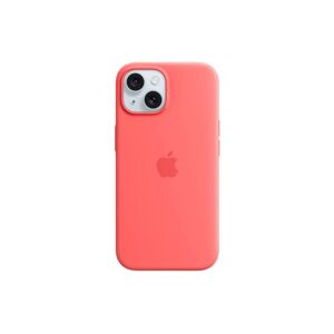 Apple Smartphone Silikon Case mit MagSafe, iPhone 15, Guave Guave Größe