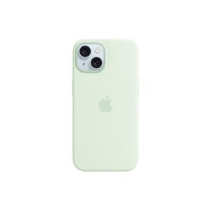 Apple Smartphone Silikon Case mit MagSafe, iPhone 15, Blassmint Blassmint Größe