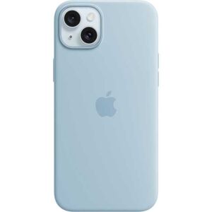 Apple Smartphone Silikon Case mit MagSafe, iPhone 15 Plus, Hellblau Hellblau Größe