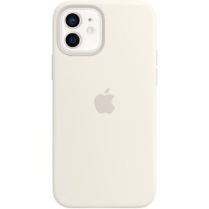 Handyhülle »Apple iPhone 12/12 P Silicone Case Mag Whi«, iPhone... weiss Größe