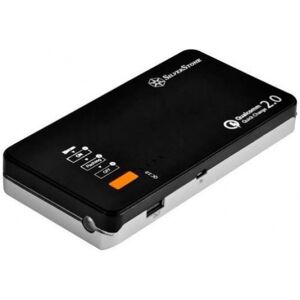 Silverstone ssT-PB06BS - PowerBank 10000mAh - Schwarz