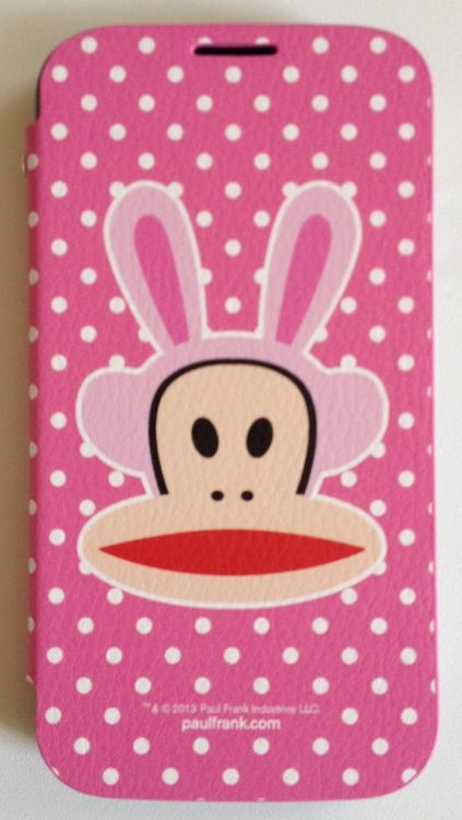 Paul Frank Original Paul Frank® Flip Tasche Cover Kunstleder für Samsung Galaxy S4 / LTE mit Design Bunny pink