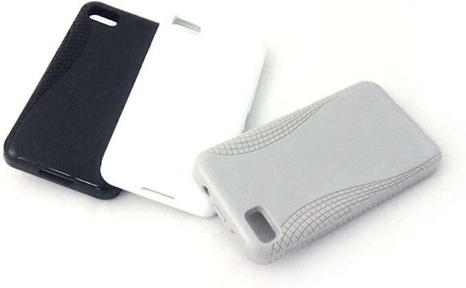 Konkis 3 x TPU Schutzhülle Cover für BlackBerry Z10 schwarz/weiss/grau