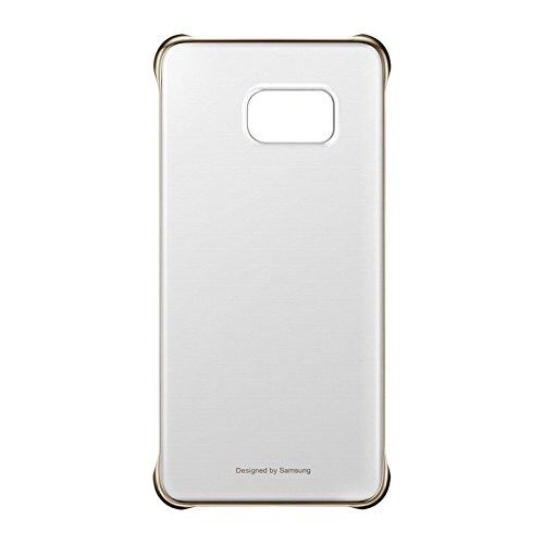Samsung EF-QG928CFE Hard Cover Hülle Transparent Gold, G928 Galaxy S6 Edge+