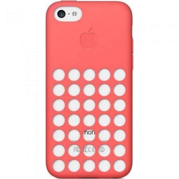 Apple MF036ZM/A Silikon Cover Hülle, iPhone 5c in pink