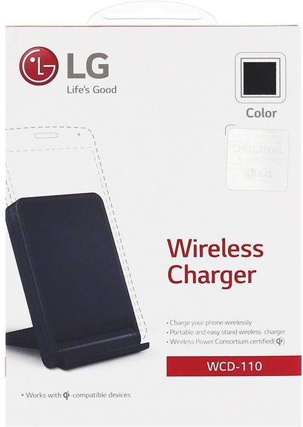 LG Verpackung beschädigt LG WCD-110 Dockingstation IQ wireless laden für Smartphone LG G4 schwarz