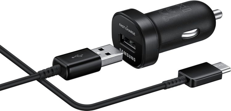 Samsung Bulk EP-LN930B Kfz USB 2A Schnelllade Adapter mit Micro-USB Ladekabel  - schwarz