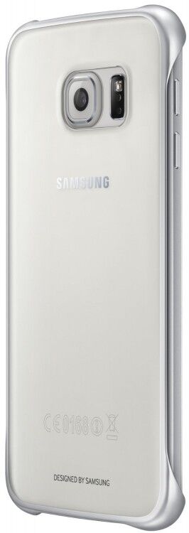 Samsung EF-QG920BSEGWW Clear Cover Clip-On für Galaxy S6 silber